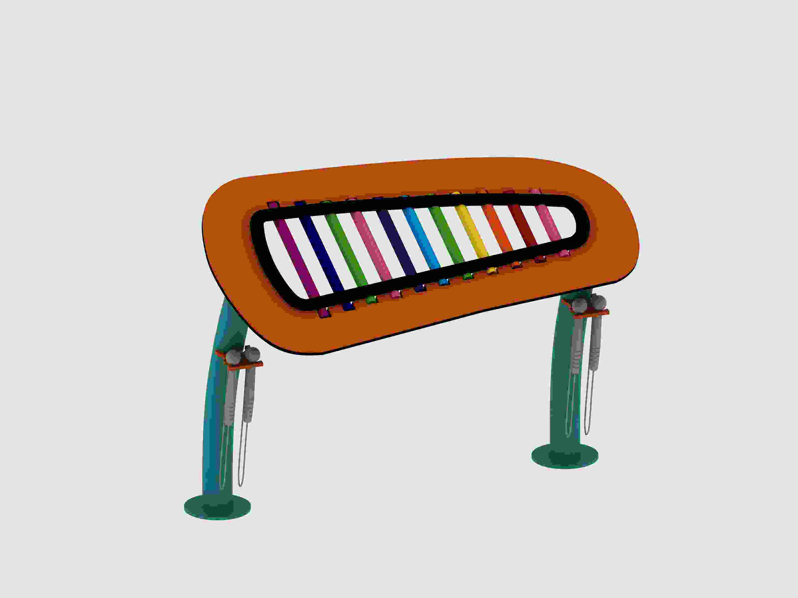 Como um trilofone ao ar livre melhora os parques infantis?