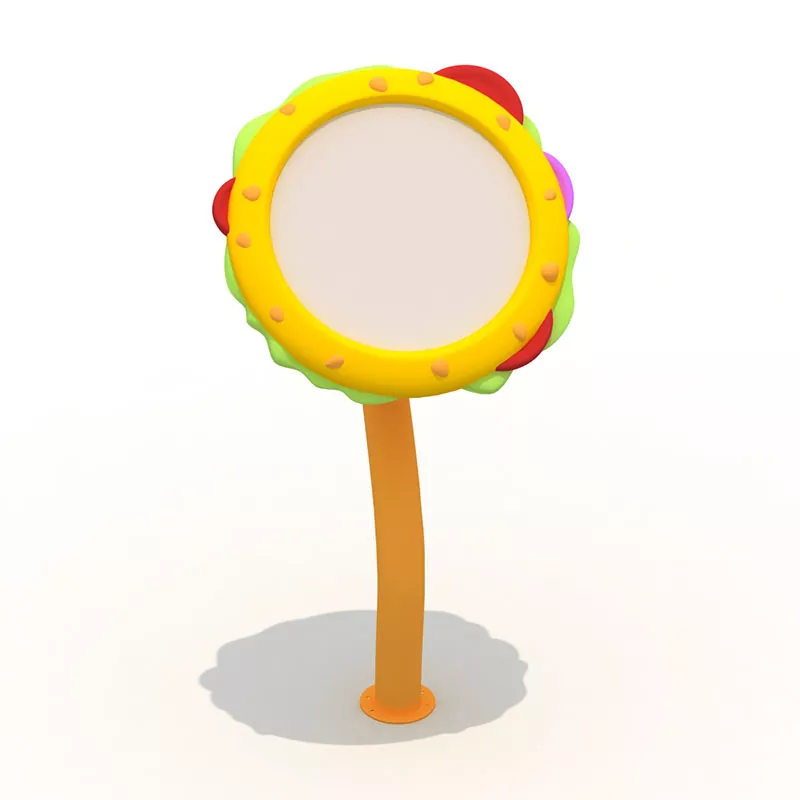 Percussão em forma de hambúrguer