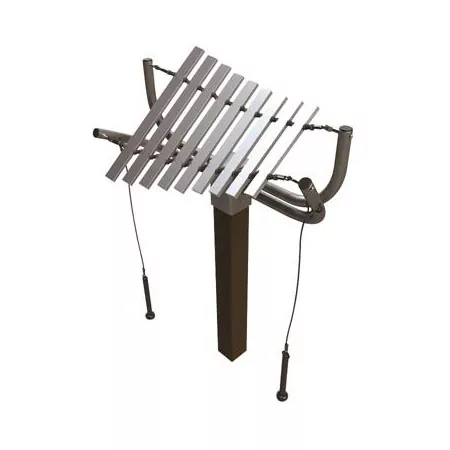 Chave Glock Instrumento Musical Infantil de Aço Inoxidável