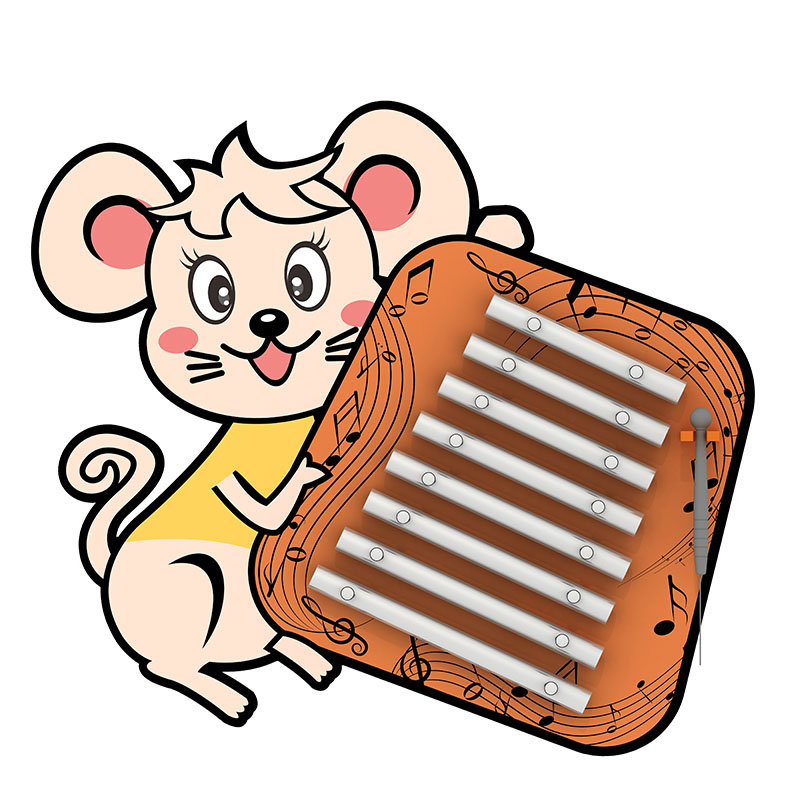 Percussão em forma de mouse