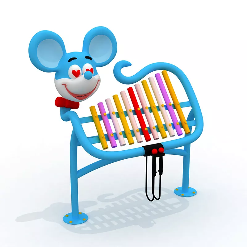 Instrumento de percussão em forma de mouse