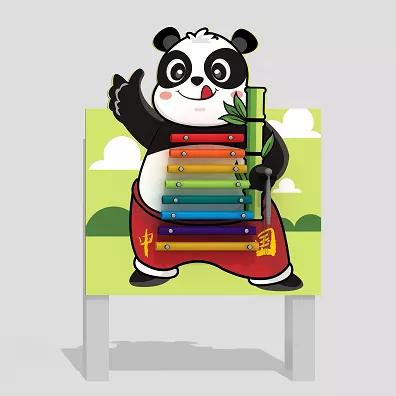 Percussão em forma de panda