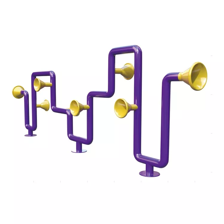 Tubos de falantes playground ao ar livre